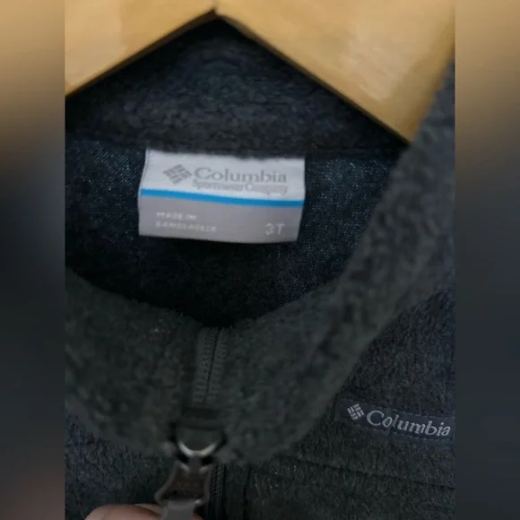 Columbia Toddler Full Zip Fleece Jacket - Size 3T, Dark Gray⛰️ - Picture 4 of 6